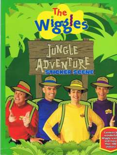 The Wiggles Jungle Adventure Sticker Scene Book NEW  