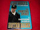 lou holtz the fighting spirit a championship season at notre