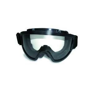  Windshield Safety Goggle   Black Frame/Clear Anti Fog Lens 