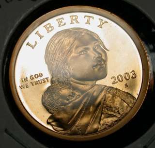 2003 S PROOF SACAGAWEA $1  
