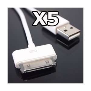  5 x Extra Long 6Ft USB Charging Cable for ALL iPhone iPad 
