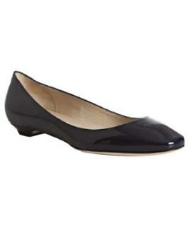 Jimmy Choo navy patent leather Finlay flats  