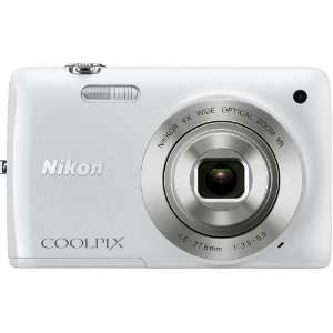  Nikon Coolpix S4300 16 Megapixel Digital Camera   White 