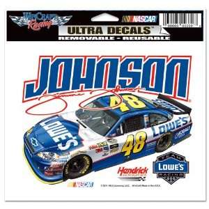  Jimmie Johnson 2011 Car Ultra Decal: Everything Else