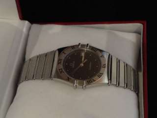 OMEGA Constellation black dial polished and serviced must see great 