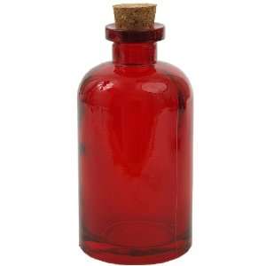    Red Apothecary Recycled Glass Decorative Bottle: Everything Else