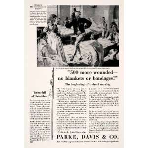 1929 Ad Parke Davis Pharmaceuticals Scutari Hospitals William Mead 