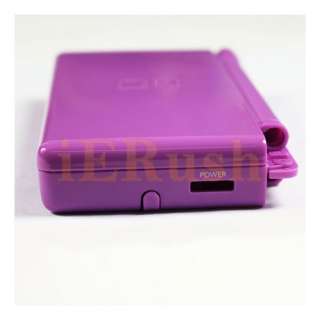 Purple Violet Housing Case For Nintendo DS Lite NDSL With Hinge  