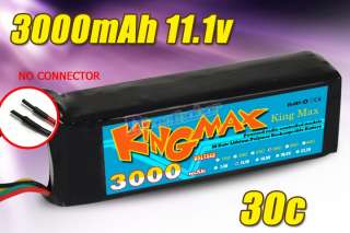   KingMax 3000mAh 11.1v 30c lipo RC airplane Lipo   