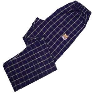    LSU Tigers Purple Plaid Cover Pajama Pants: Sports & Outdoors