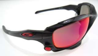 New Oakley Sunglasses Jawbone Polished Black OO Red Iridium Polarized 