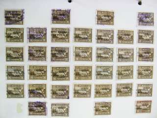 Mexico Huge Early Revenue Stamp Hoard  