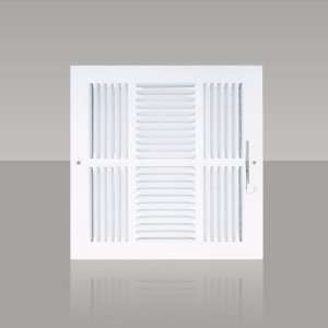  Four Way Steel Ceiling or Wall Register with Multi Shutter 