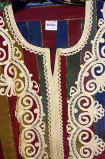 Embroidered Islamic Abaya Kaftan Jilbab Dress S M L XL  