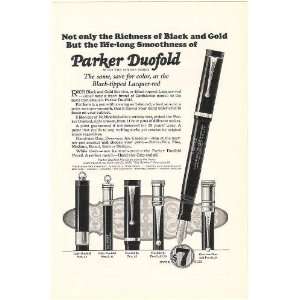 1926 Parker Duofold Fountain Pen Lady Jr Pencil Styles 