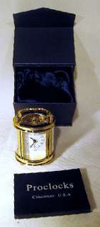 Oval French Style Carriage Clock, eight day, NICE  