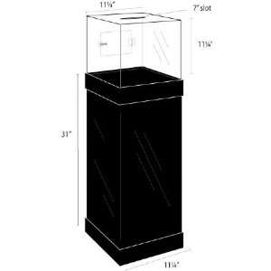  Deluxe Locking Ballot/suggestion Box W/floor Stand: Office 