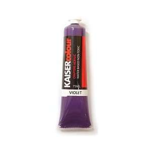   KAISERcolour Crafters Acrylic Paint 75ml Tube Violet