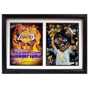  2009 Los Angeles Lakers Double Frame