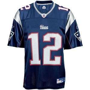 New England Patriots Tom Brady Replica Adult Team Color player Jersey 
