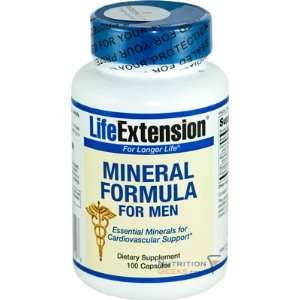 Life Extension Mineral Formula for Men, 100 Capsule