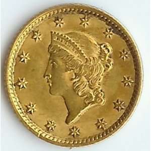  1854 U.S. Gold Dollar   Liberty Head Uncirculated 