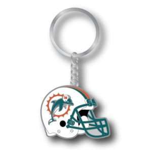    Miami Dolphins Metal Helmet Key Ring Aminco