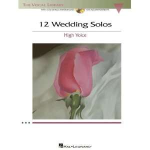  12 Wedding Solos   High Voice   Vocal Collection   Bk+CD 