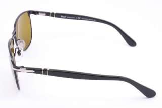 Persol Sunglasses 2390 PO2390 594/24 Matte Black Yellow PHOTOCHROMIC 