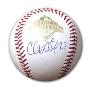   Chris Coste Autographed 2008 World Series Baseball