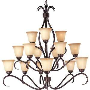  Basix Collection 15 Light 42 Oil Rubbed Bronze Chandelier 