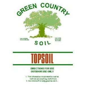    Green Country Soil #TS40 RDC07 40LB Top Soil Patio, Lawn & Garden