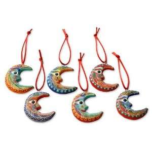    Ceramic ornaments, Crescent Moon (set of 6): Home & Kitchen