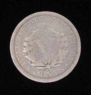 1907 Liberty Head Nickel Good Condition  