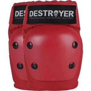  Destroyer Recreation Red X Large Elbow Skateboard Pads 