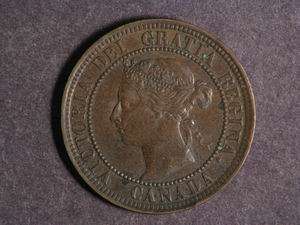 CANADA 1891 1 Cent Large Date .H792  