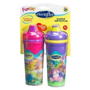   FunSip Insulated Spill Proof Cup 10 OZ   2 PK Girl Colors Baby