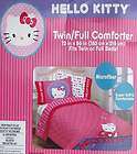 HELLO KITTY STAR KITTY PINK FULL COMFORTER SHEETS DRAPES 6PC BEDDING 