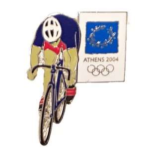  Athens 2004 Olympics Cycling Pin: Sports & Outdoors