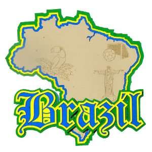   Maps Collection   Die Cuts   Map of Brazil: Arts, Crafts & Sewing