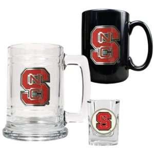  NC State Wolfpack NCSU NCAA Beer Tankard & Shot Glass 
