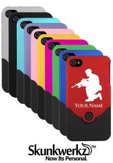   Engraved iPhone 4 4G 4S Case/Cover   ARMY/MILITARY INFANTRY SOLDIER