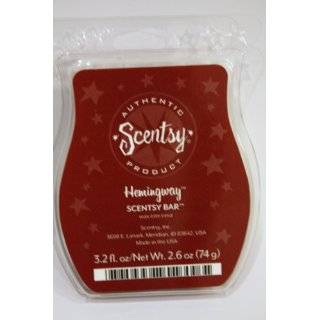 Scentsy,Hemingway, Wickless Candle, Tart Warmer Wax 3.2 Fl Oz, 8 