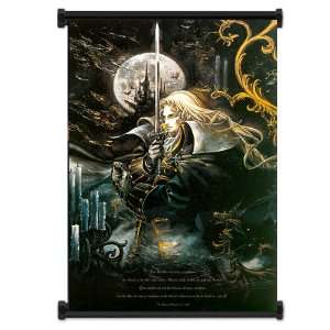  Castlevania Symphony of the Night Game Fabric Wall Scroll 