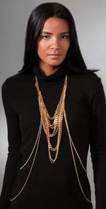 Soo Ihn Kim Sasha Vest Necklace / Body Chain  