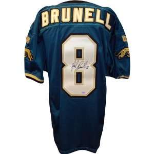 Mark Brunell Autographed Jacksonville Jaguars (Teal #8) Jersey