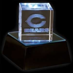 Team Sports Chicago Bears Helmet Cube With Base:  Sports 