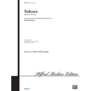 Sakura (Japanese Folk Song) Choral Octavo Choir Arrangement and 