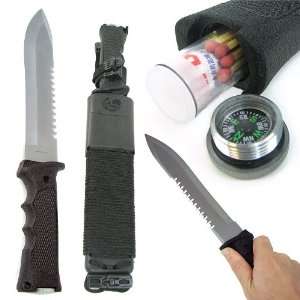   14 Inch Heavy Duty Survival Knife w/ Plastic Mold: Home & Kitchen