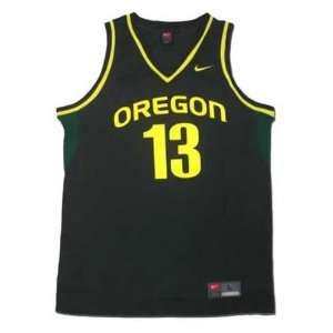  Nike Elite Oregon Ducks #13 Green Replica Basketball 